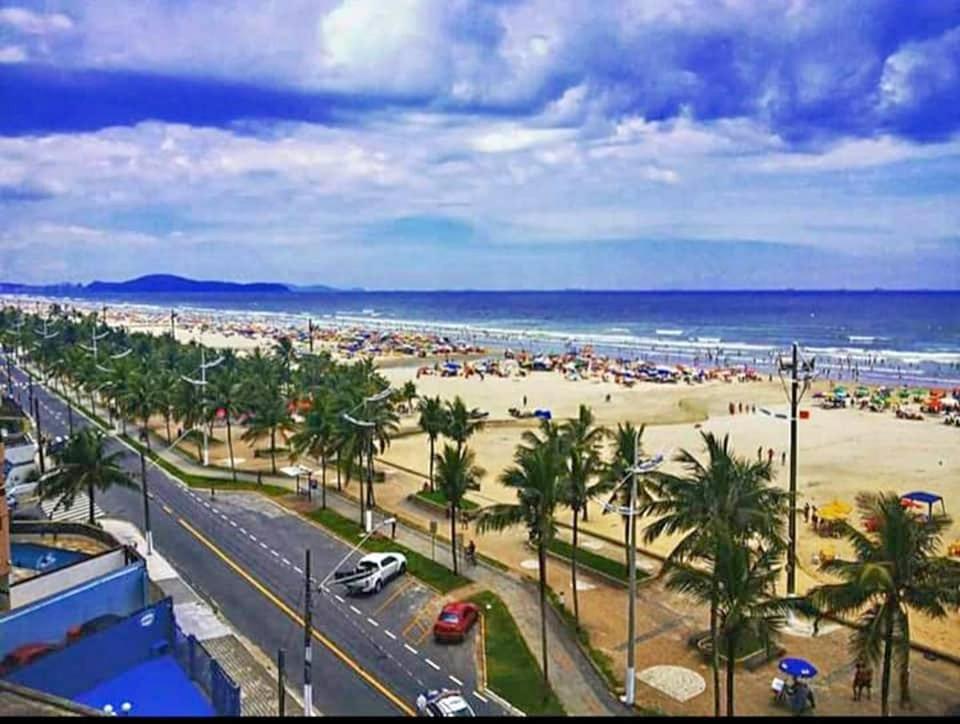 Kitão pé na areia na Vila Mirim - Praia Grande/SP Extérieur photo